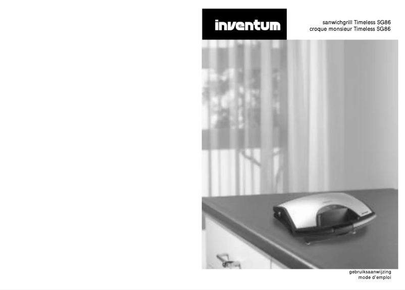 Image de la première page du manuel de l'appareil SG86