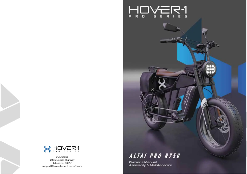 Page 1 de la notice Manuel utilisateur Hover-1 Altai Pro R750