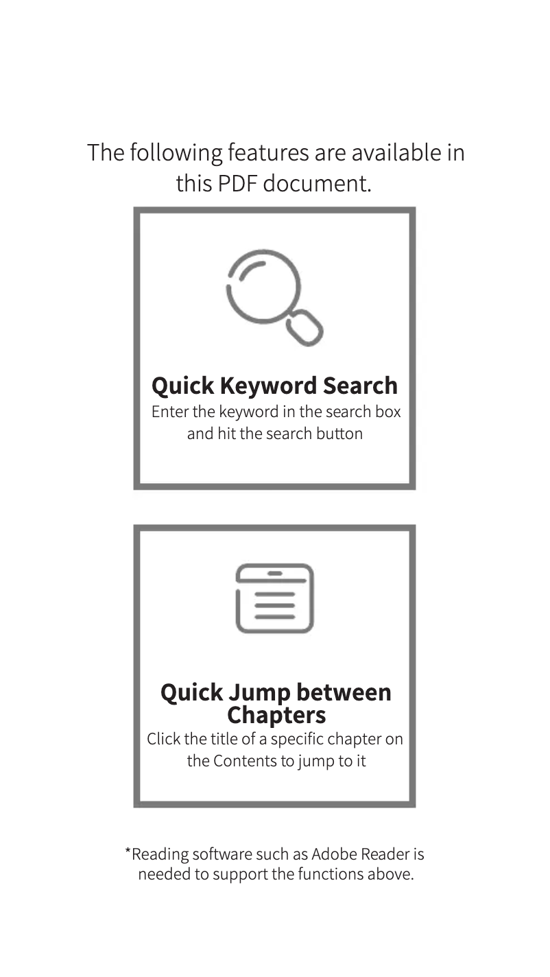 Image de la première page du manuel de l'appareil Cinepeer CM15