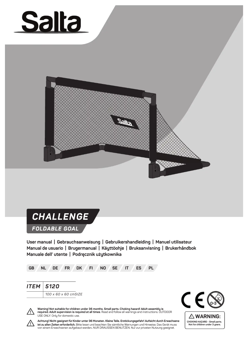 Image de la première page du manuel de l'appareil Challenge 5120