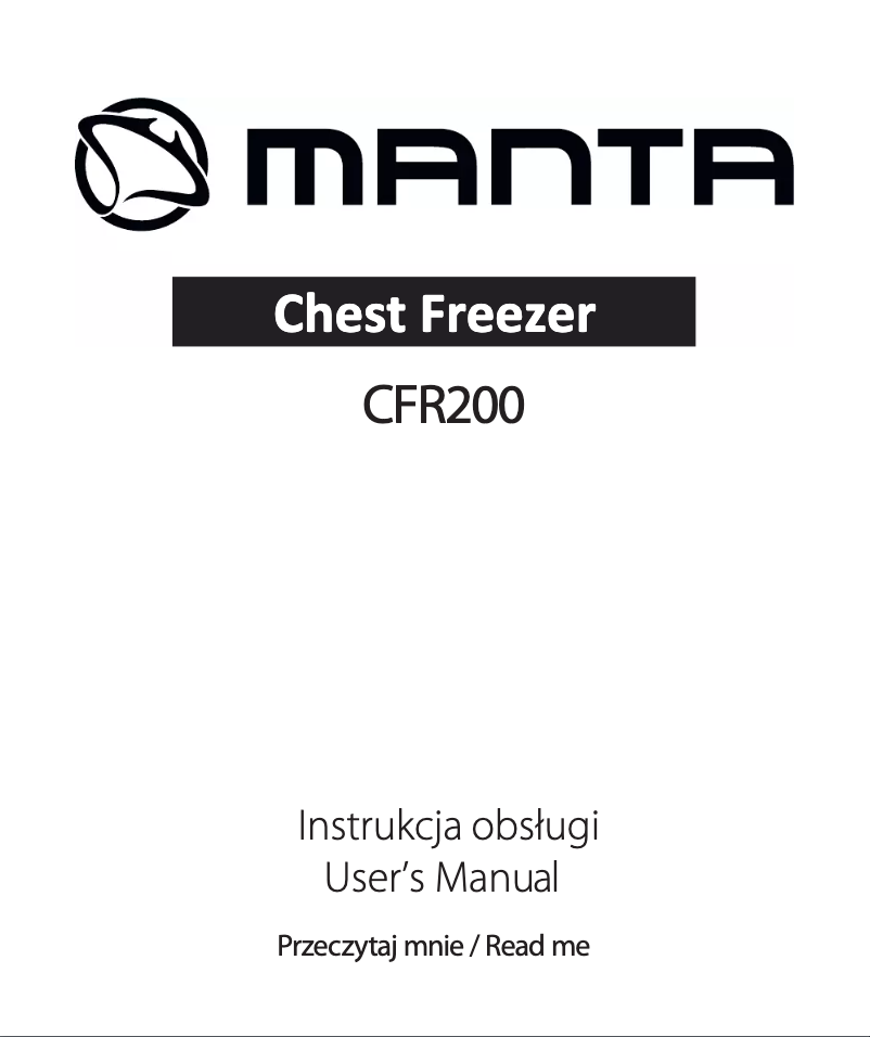 Page n°1 - Manuel utilisateur Manta CFR200