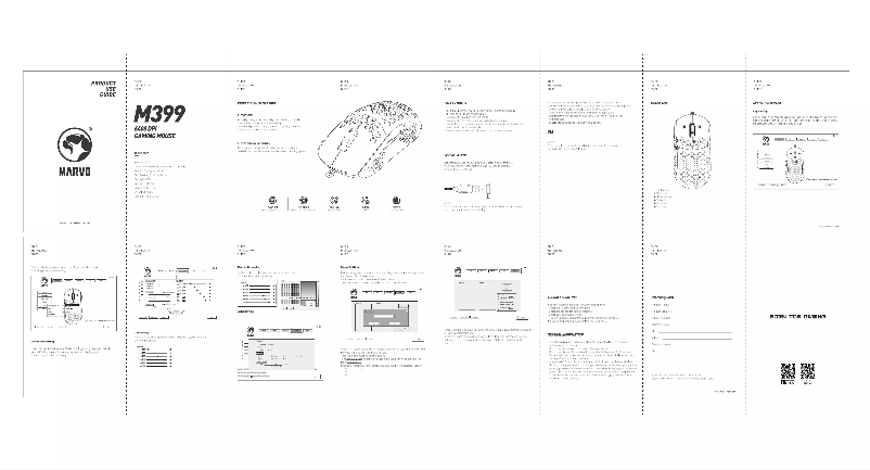 Page 1 de la notice Manuel utilisateur Marvo M399