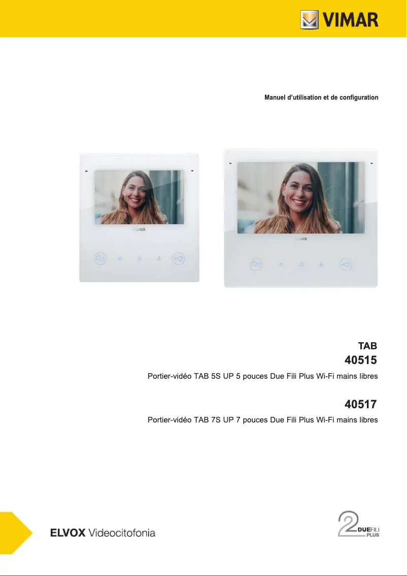 Imagen de la primera página del manual del dispositivo ELVOX 40517