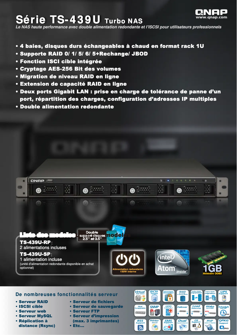 Image de la première page du manuel de l'appareil TS-439U-RP