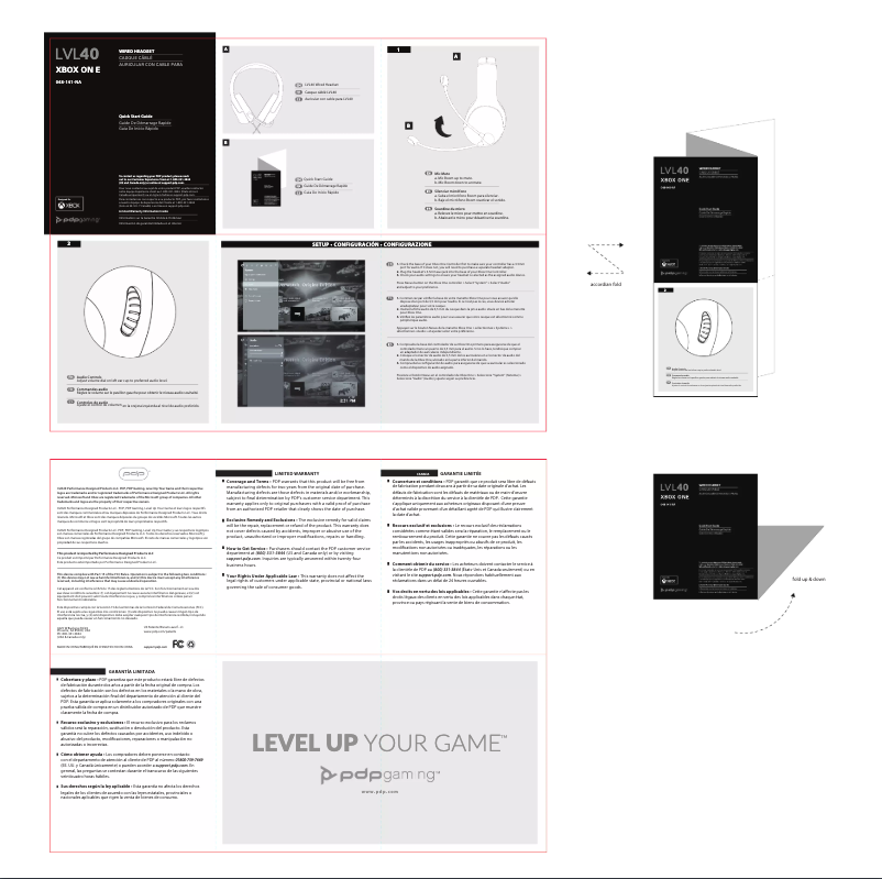 Image de la première page du manuel de l'appareil LVL40