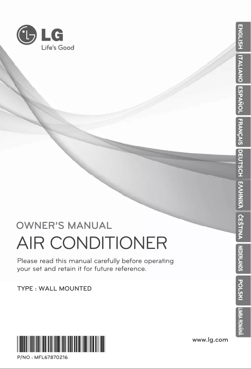 Page 1 of the manual User Manual LG ARNU05GSBL2