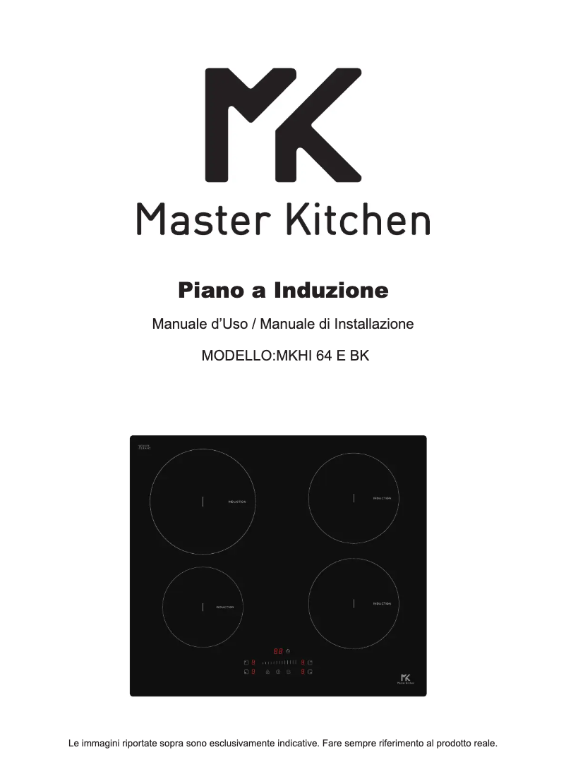 Page n°1 - Manuel utilisateur Master Kitchen MKHI 64 E BK