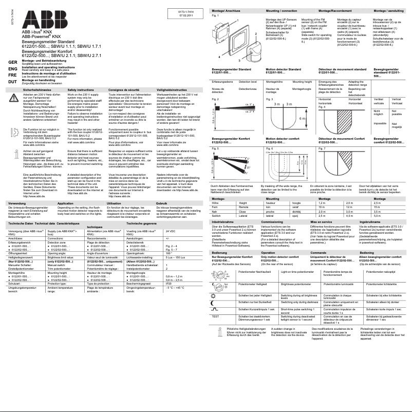 Page n°1 - Manuel utilisateur Busch-Jaeger 6122/02-82