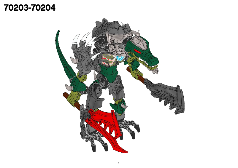 Page n°1 - Manuel utilisateur Lego Chi Worriz