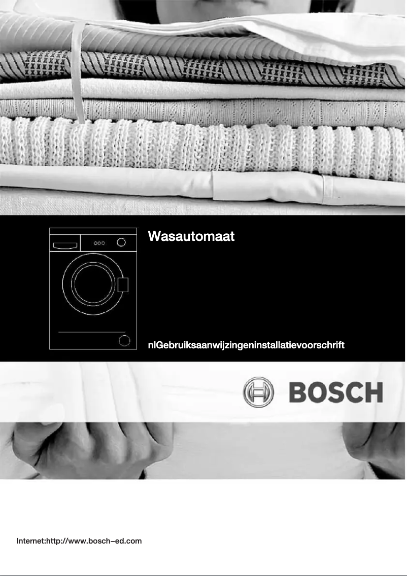 Page 1 of the manual User Manual Bosch WAA28160NL