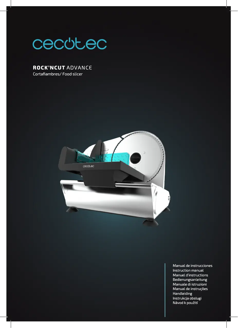 Page 1 de la notice Manuel utilisateur Cecotec Rock'nCut Advance