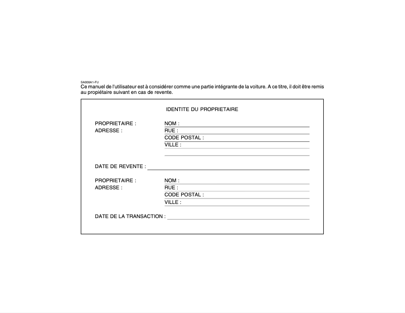 Page 1 of the manual User Manual Hyundai Getz (2004)