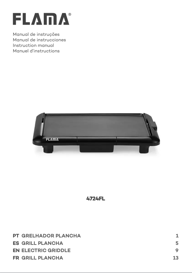 Página 1 del manual Manual de usuario Flama 4724FL