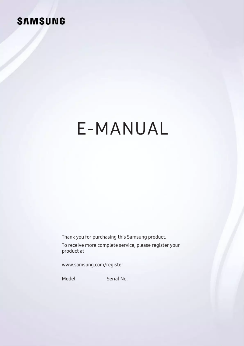 Page 1 de la notice Manuel utilisateur Samsung UA40KU6300K