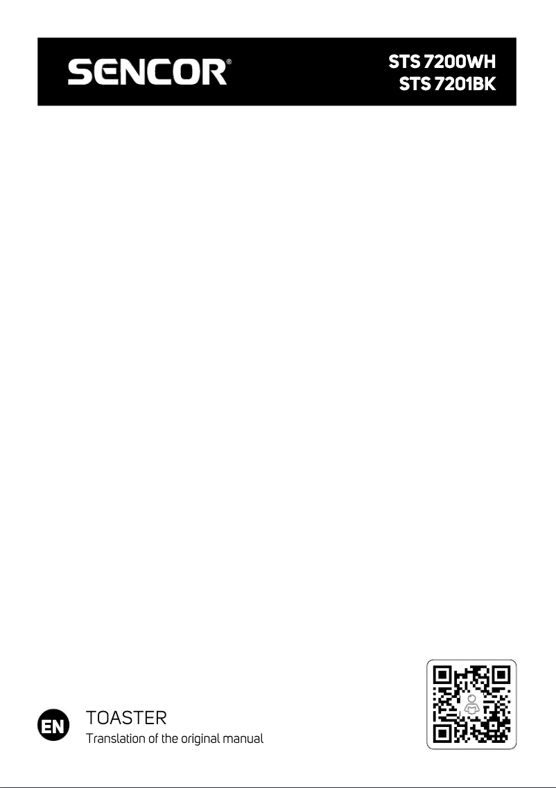Image de la première page du manuel de l'appareil STS 7201BK