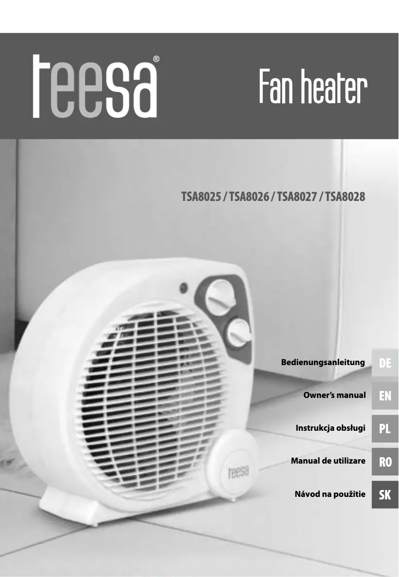 Image de la première page du manuel de l'appareil TSA8027