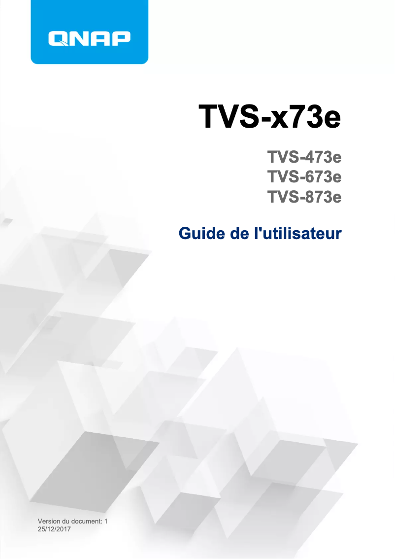 Image de la première page du manuel de l'appareil TVS-673e-4G