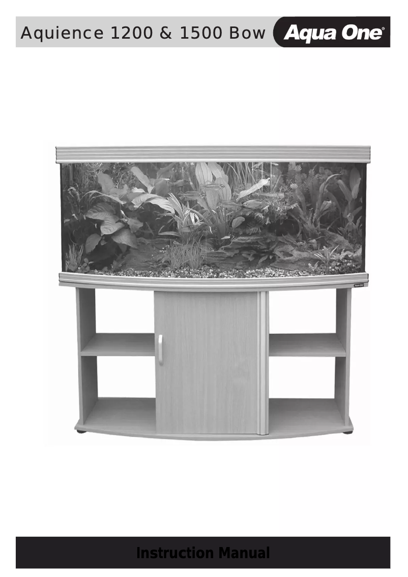 Image de la première page du manuel de l'appareil Aquience 1500 Bow
