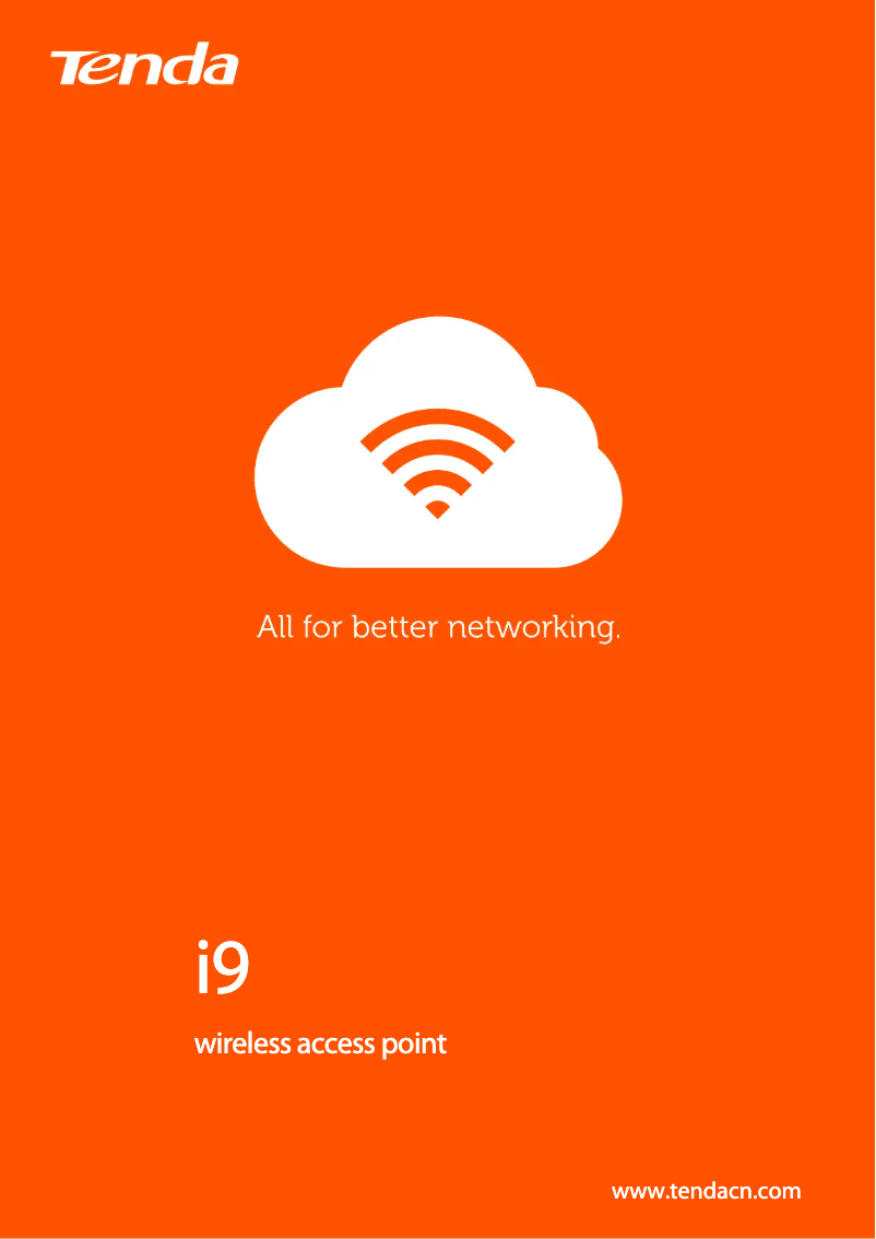 Image de la première page du manuel de l'appareil i9