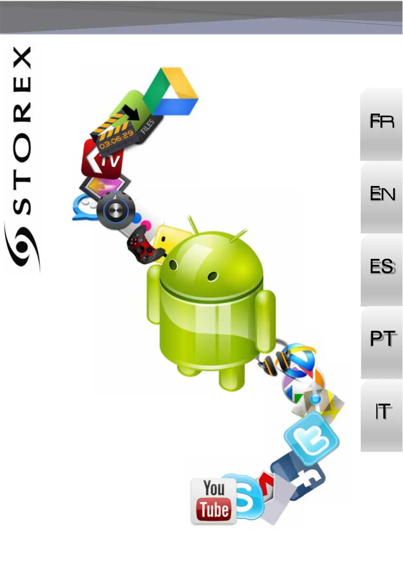 Page 1 de la notice Manuel utilisateur Storex Tab LC7