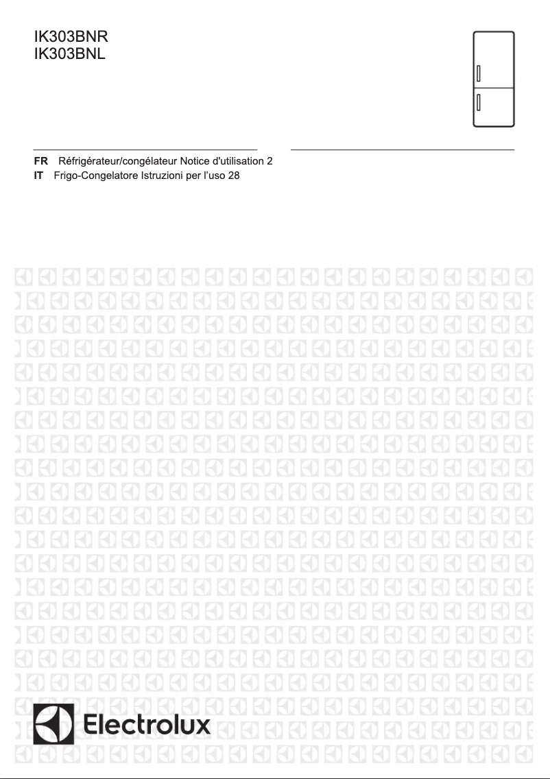 Image de la première page du manuel de l'appareil IK303BNR