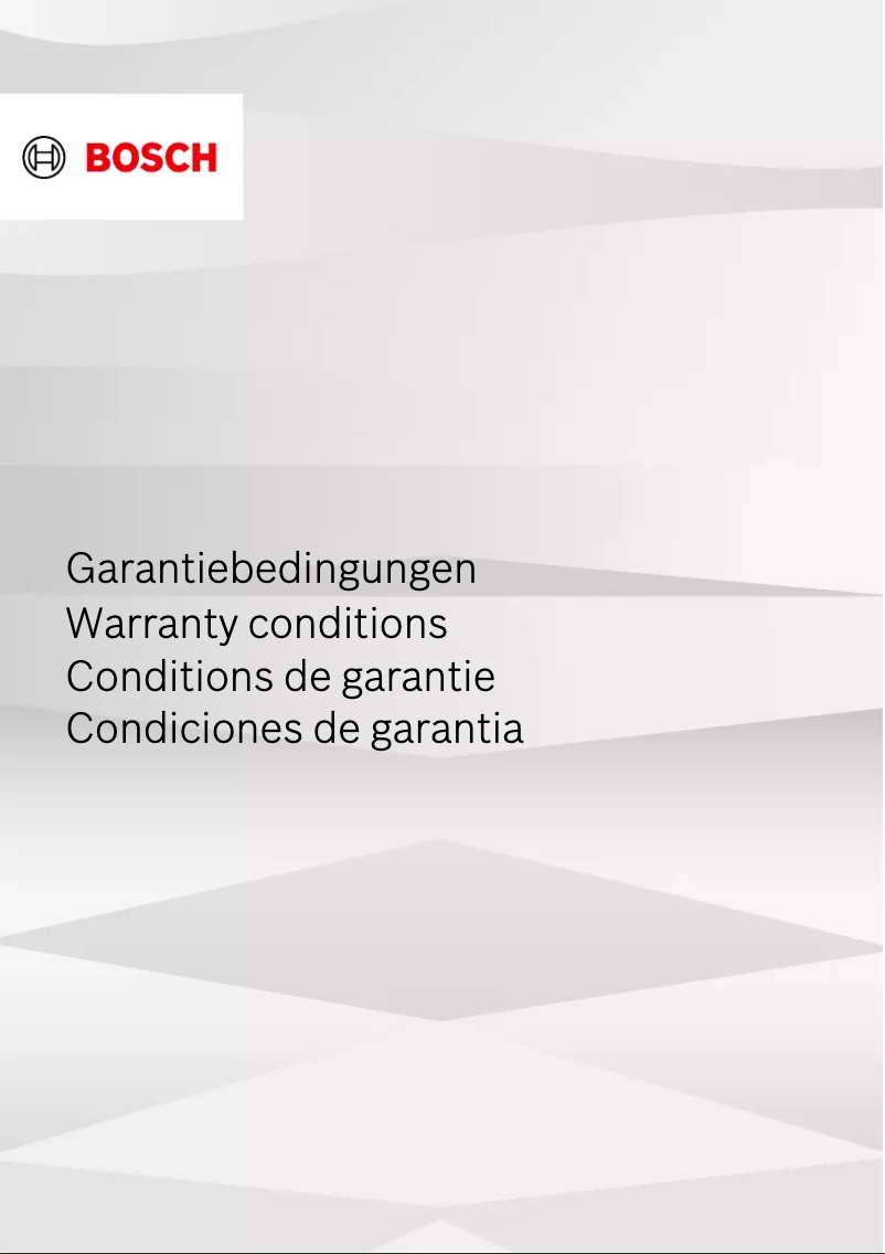 Page 1 de la notice Guide d'installation Bosch BGS21X320