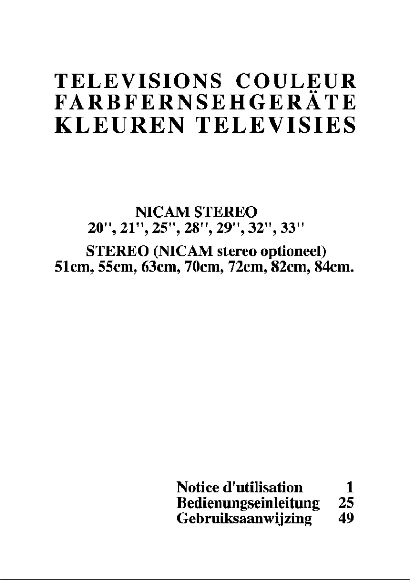 Image de la première page du manuel de l'appareil BCT 255 RF