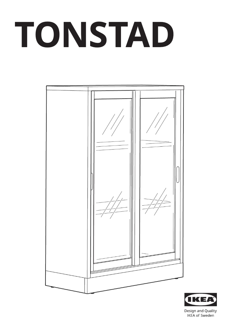 Page 1 de la notice Manuel utilisateur Ikea TONSTAD 704.892.85