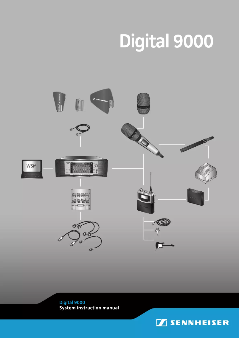 Page n°1 - Manuel utilisateur Sennheiser Digital 9000