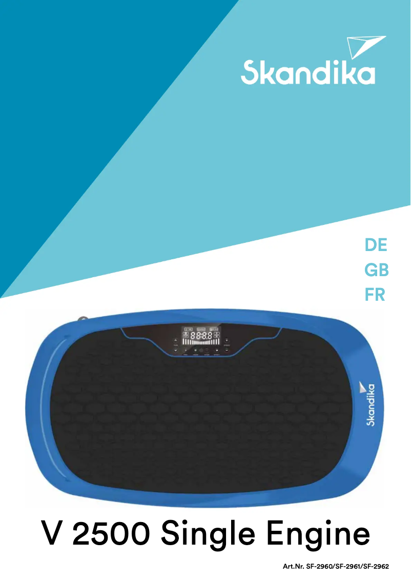 Page 1 de la notice Manuel utilisateur Skandika V2500 Single Engine