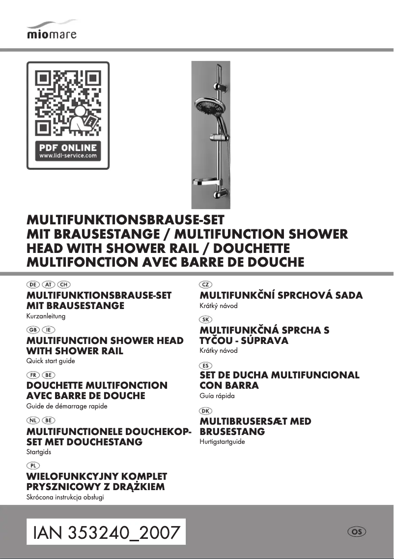 Page n°1 - Manuel utilisateur Miomare HG00518