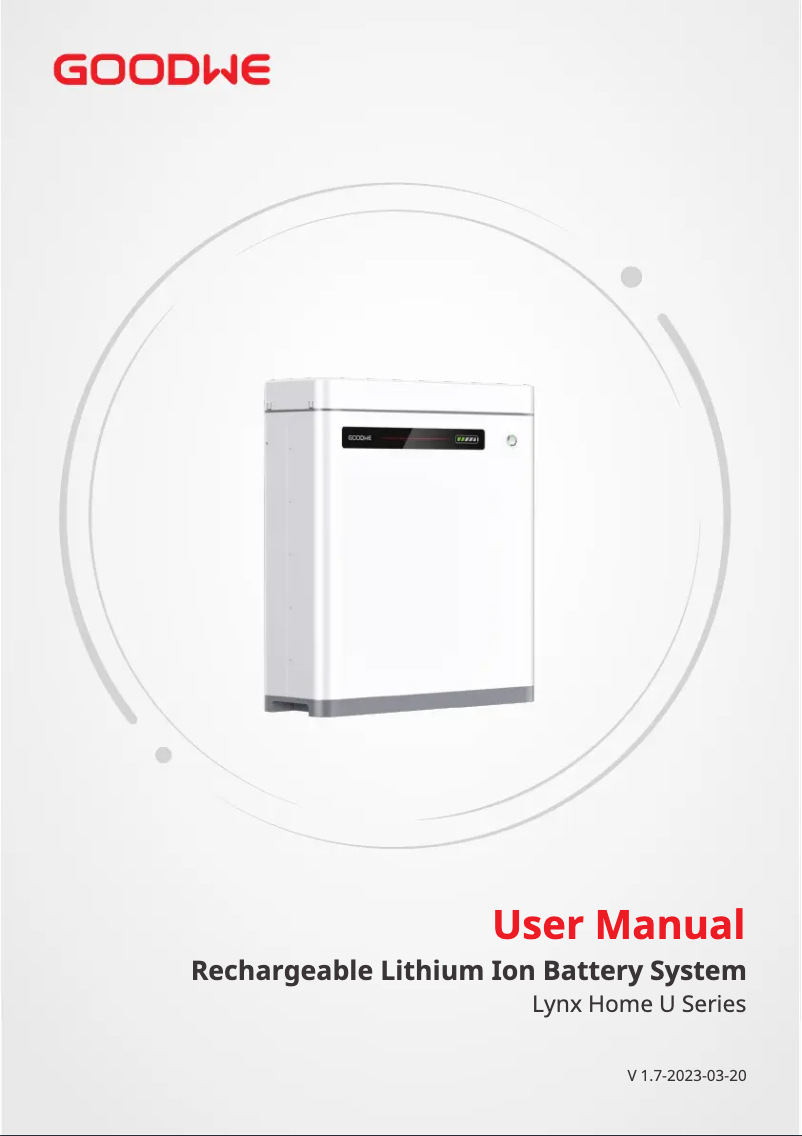 Image de la première page du manuel de l'appareil Lynx Home U