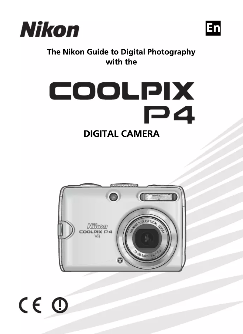 Image de la première page du manuel de l'appareil Coolpix P4