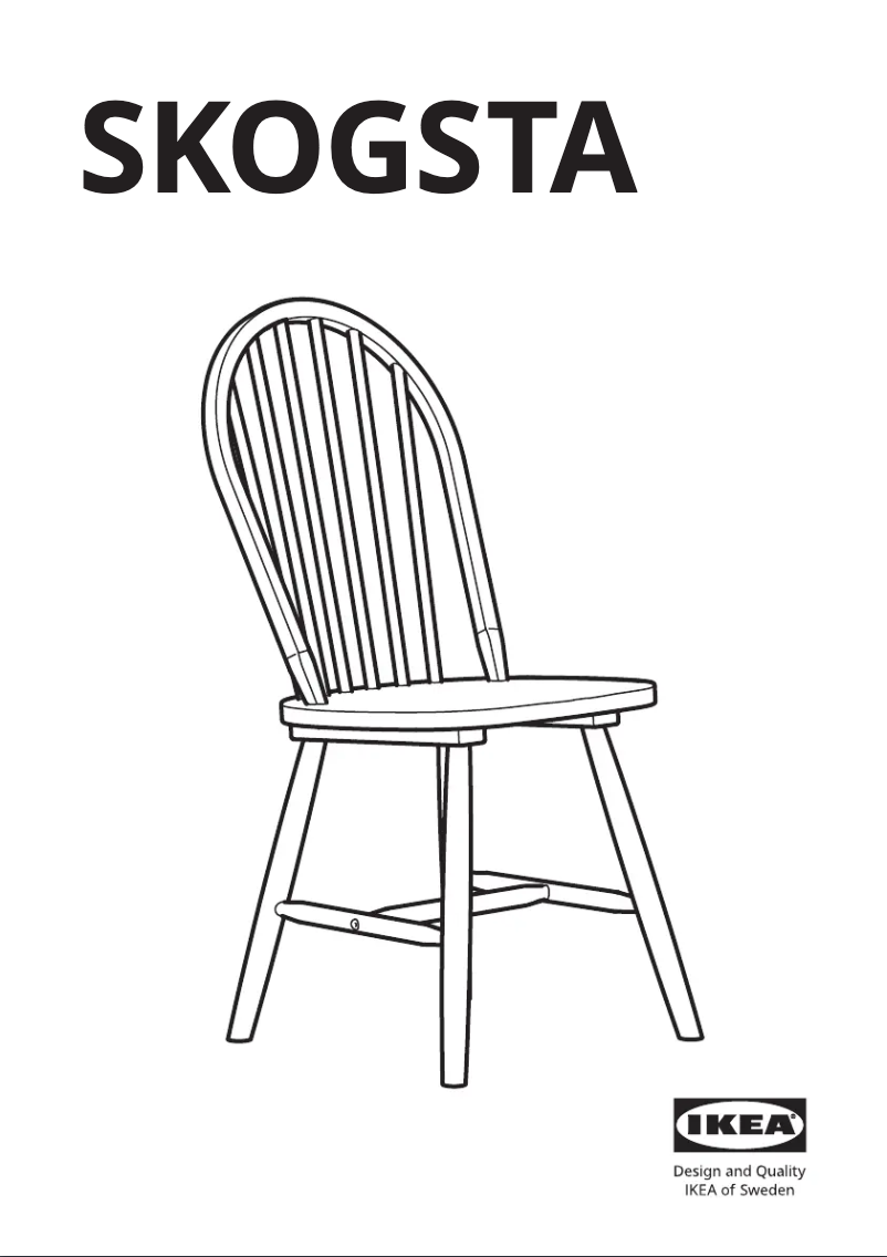 Imagen de la primera página del manual del dispositivo SKOGSTA 705.448.66