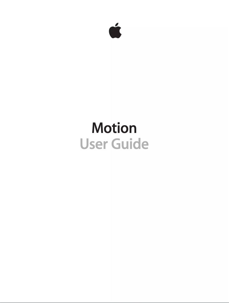 Image de la première page du manuel de l'appareil Motion 5.1