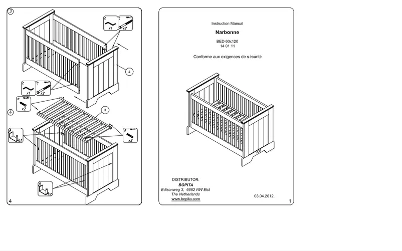 Image de la première page du manuel de l'appareil Narbonne