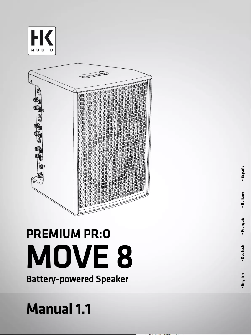 Page 1 de la notice Manuel utilisateur HK Audio MOVE 8