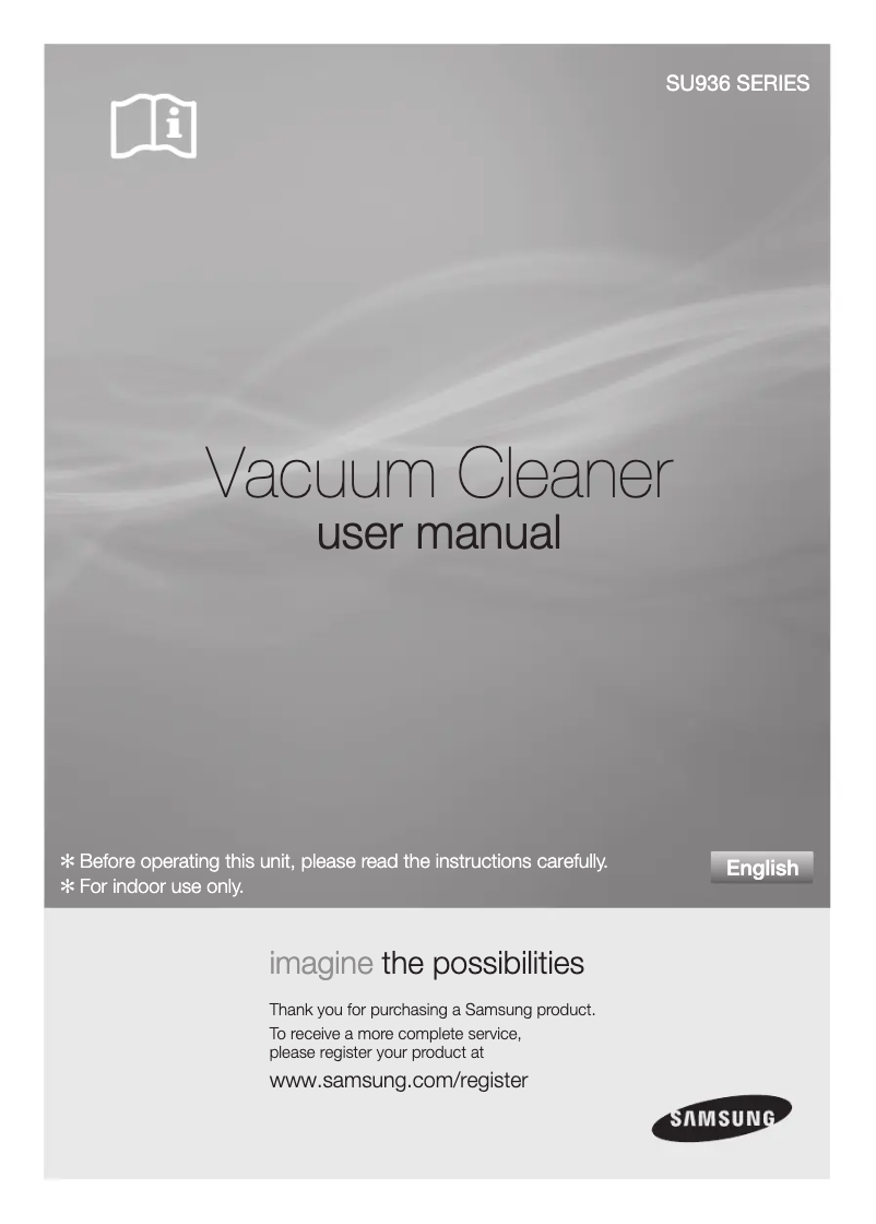 Imagen de la primera página del manual del dispositivo SU9360