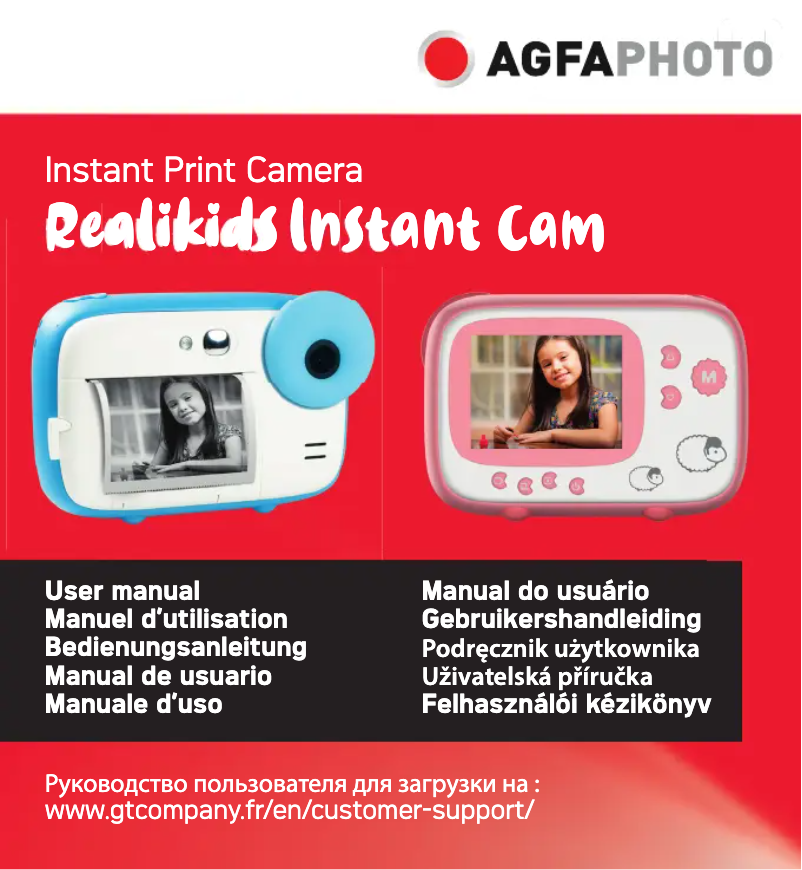 Image de la première page du manuel de l'appareil Realikids Instant Cam