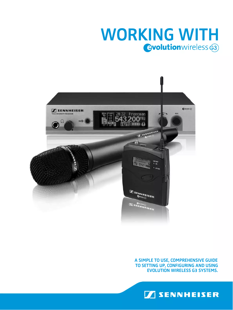 Page n°1 - Fiche technique Sennheiser SKM 300-835 G3
