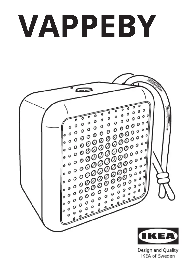 Page 1 de la notice Manuel utilisateur Ikea VAPPEBY 405.609.85