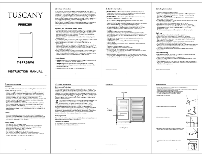 Image de la première page du manuel de l'appareil ED-BFR65WH