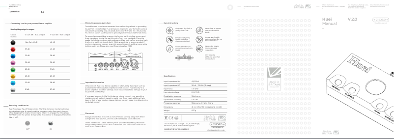 Página 1 del manual Manual de usuario Chord Huei