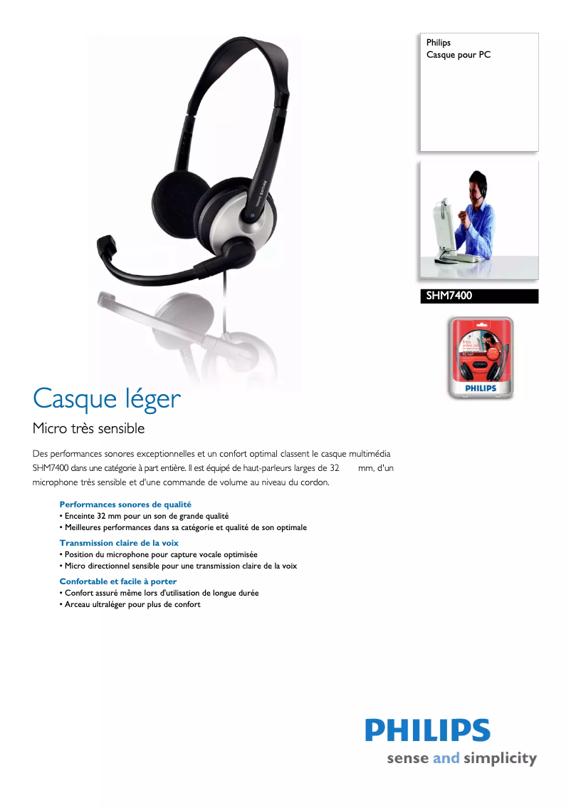 Image de la première page du manuel de l'appareil SHM7400