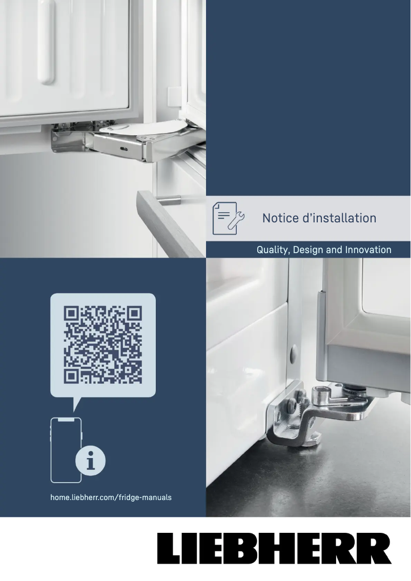 Page n°1 - Guide d'installation Liebherr WPgbi 5273