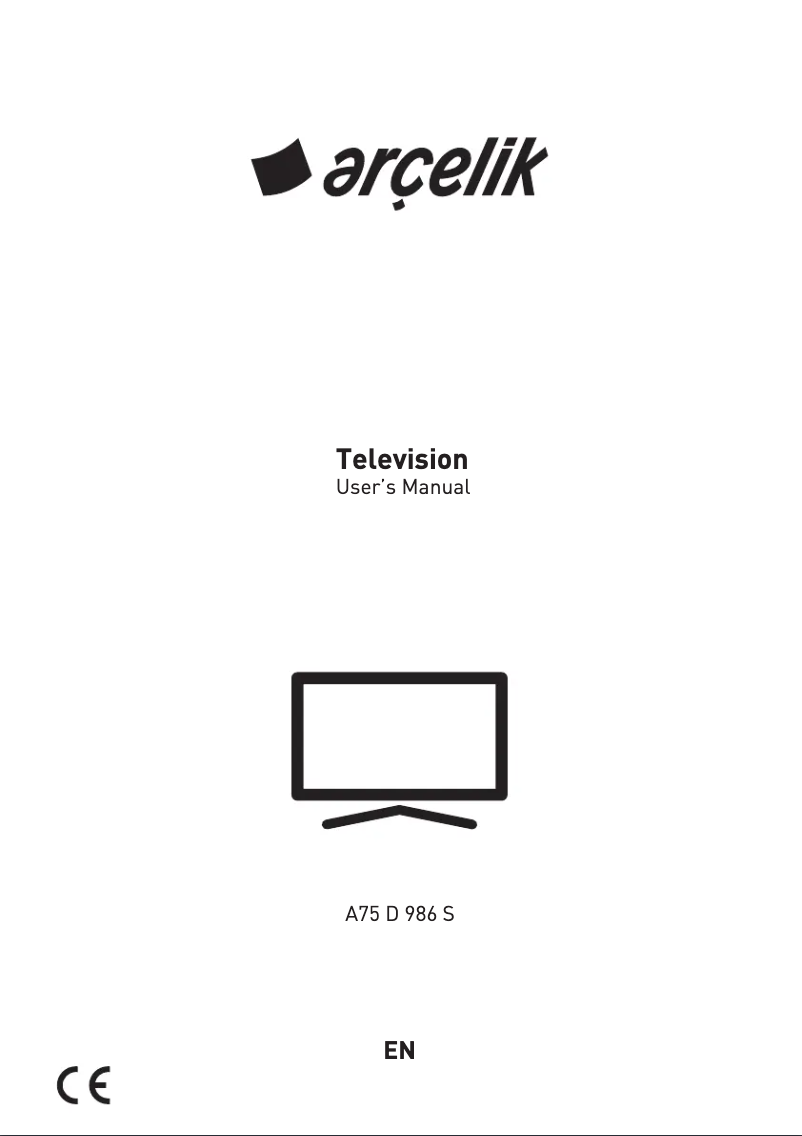 Página 1 del manual Manual de usuario Arçelik A75 D 986 S
