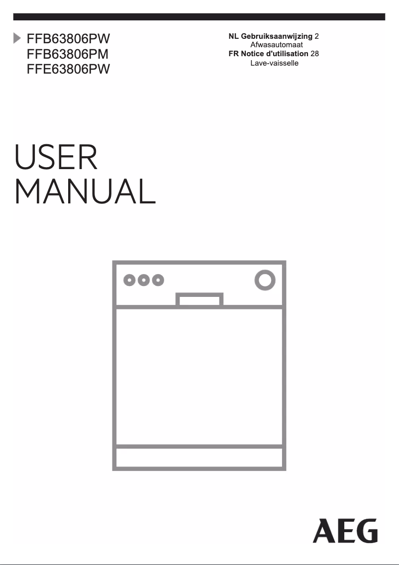Page 1 de la notice Manuel utilisateur AEG ComfortLift AirDry FFB63806PM
