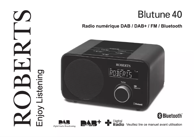 Page n°1 - Manuel utilisateur Roberts Blutune 40