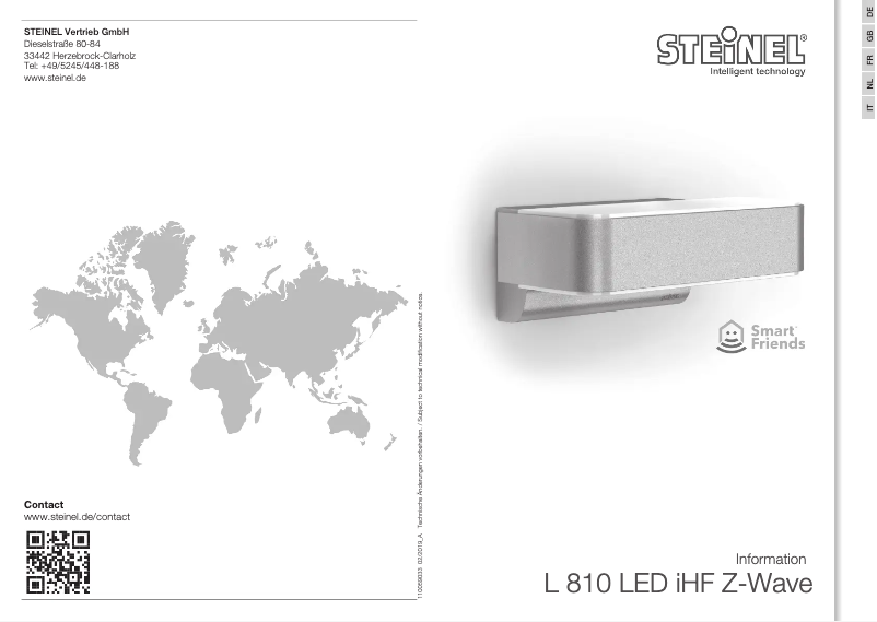Page n°1 - Manuel utilisateur Steinel L 810 S Z