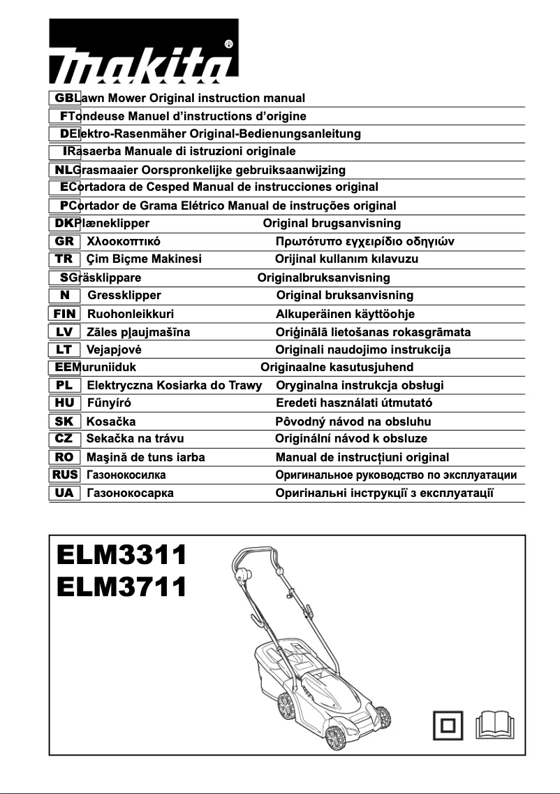 Página 1 del manual Manual de usuario Makita ELM3711